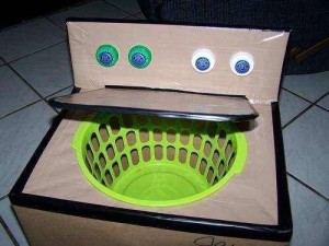 cardboard hamper